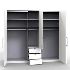 Schlafzimmerkleiderschrank mit drei Schubladen - Tivierto Kleiderschränke