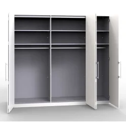 Outlet Schlafzimmerschrank Filmau in Cremeweiß Kleiderschränke