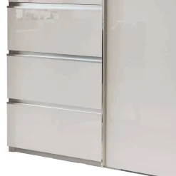 Outlet Schlafzimmerschrank in Champagner Glasfront 165 cm - Dustins Kleiderschränke|Schränke