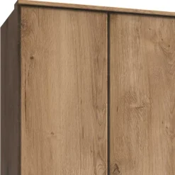 Schlafzimmerschrank in Holzoptik 179x199x58 cm - Osicria Kleiderschränke|Schränke