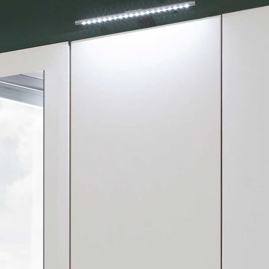 Outlet Schlafzimmerschrank in Weiß 225 cm breit - Clewono Kleiderschränke