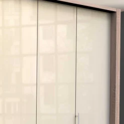 Schlafzimmerschrank mit 2 Falttüren und 4 Schubkästen - Rativian Kleiderschränke