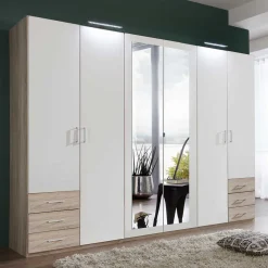 Sale Schlafzimmerschrank mit 6 TĂŒren und Schubladen - Classima KleiderschrĂ€nke