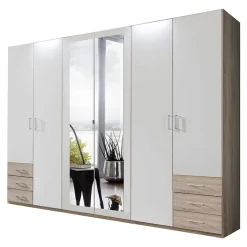 Sale Schlafzimmerschrank mit 6 Türen und Schubladen - Classima Kleiderschränke