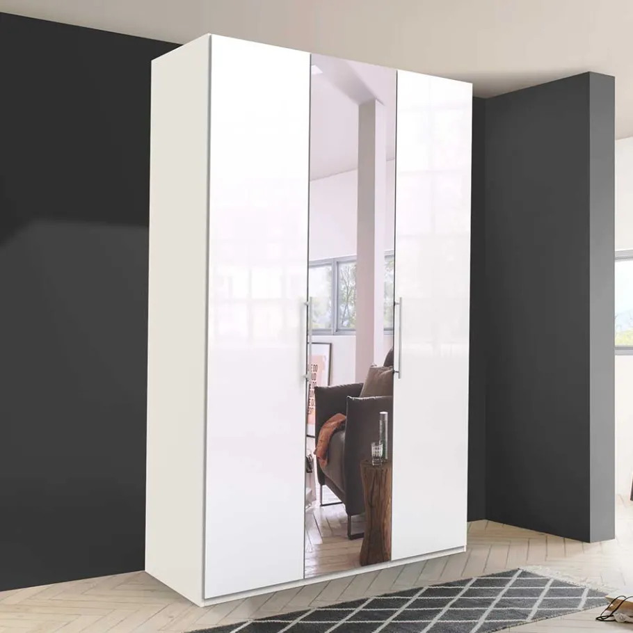 Schlafzimmerschrank mit Falttür & Tür - Dolienca Kleiderschränke