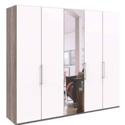 New Schlafzimmerschrank mit Metallgriffen - Tivierto I Kleiderschränke|Schränke