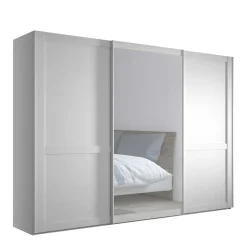 Outlet Schlafzimmerschrank mit Schwebetüren in Weiß - Flinn Kleiderschränke