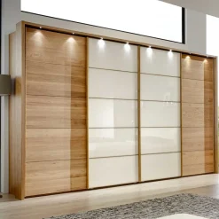 Online Schlafzimmerschrank Waruna mit SchiebetĂŒren SchrĂ€nke|KleiderschrĂ€nke