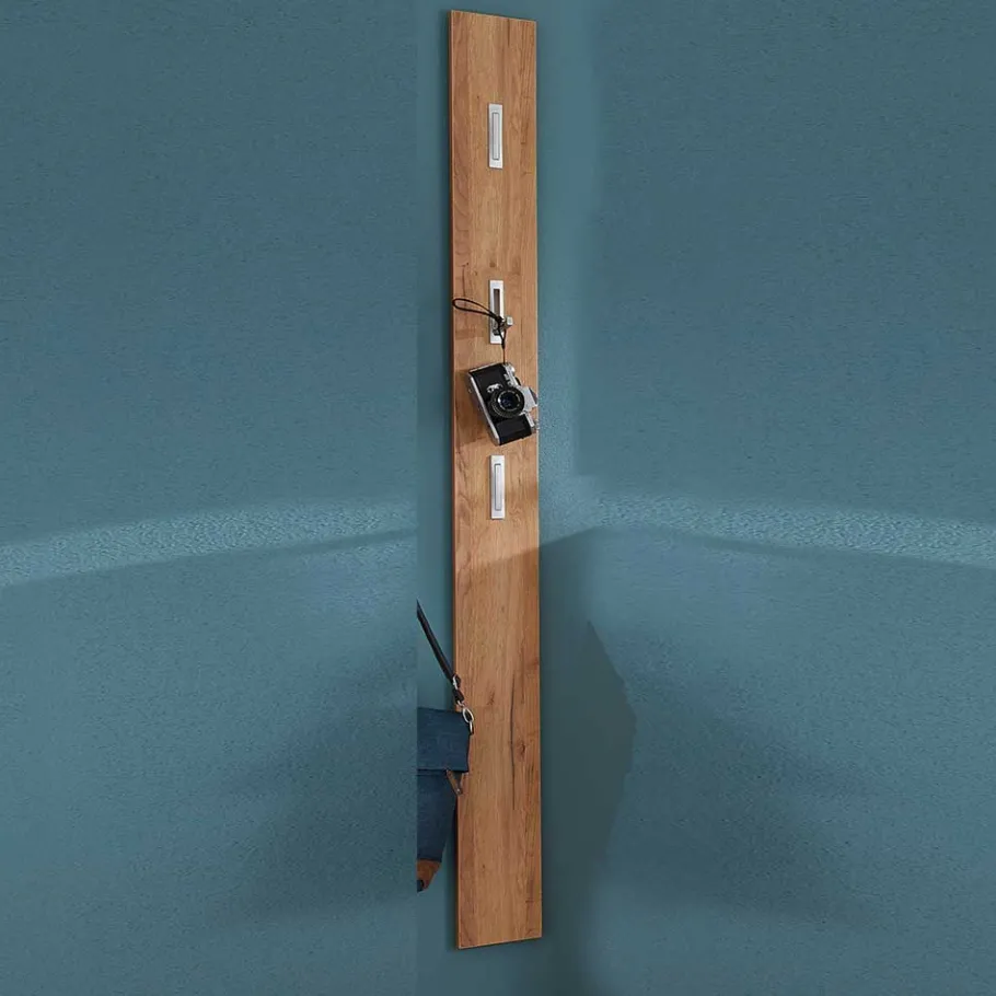 Sale Schmales Garderoben Paneel Reestyl in Eichefarben Garderoben