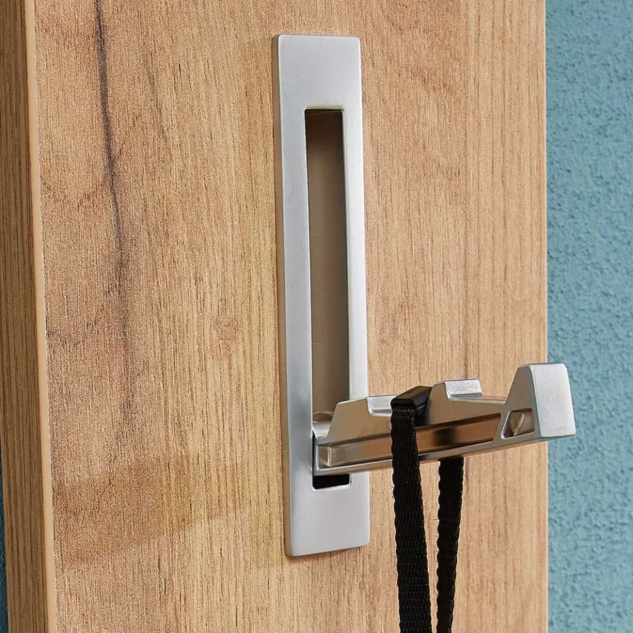 Sale Schmales Garderoben Paneel Reestyl in Eichefarben Garderoben