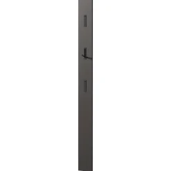 Best Schmales Garderobenpaneel in Dunkelgrau - Flemingo Garderoben