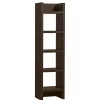 Sale Schmales Regal in Dunkelbraun - Belpasso Regale