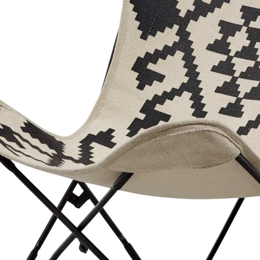 Best Schmetterlingsstuhl Lounge Stuhl im Ethno Style - Lorkin Sessel