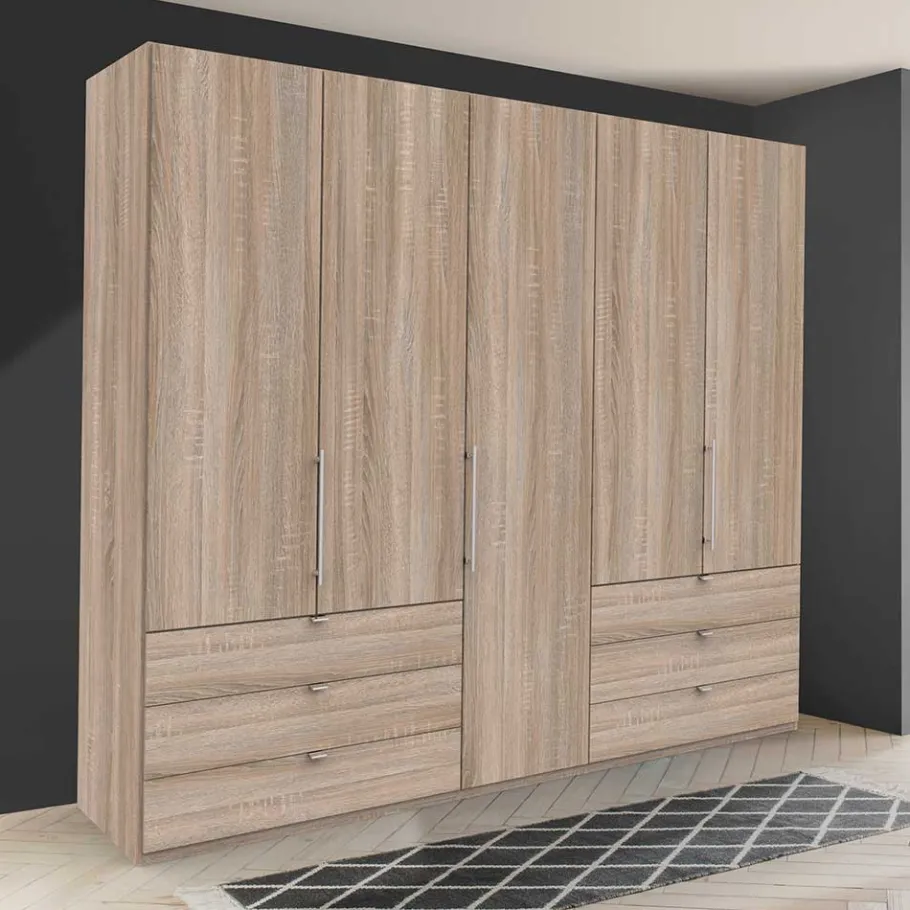 Online Schrank fürs Schlafzimmer in Holz Nachbildung - Zayun Kleiderschränke|Schränke