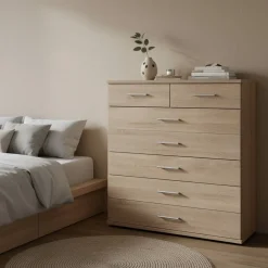 Sale Schubkastenkommode Rommino in Eiche Sägerau Kommoden