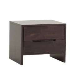 Schubladen Nachtkonsole in Wengefarben Tazina aus Buche massiv Kommoden