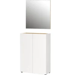 Schuhkommode und Wandspiegel Set - Cooking (zweiteilig) Garderoben