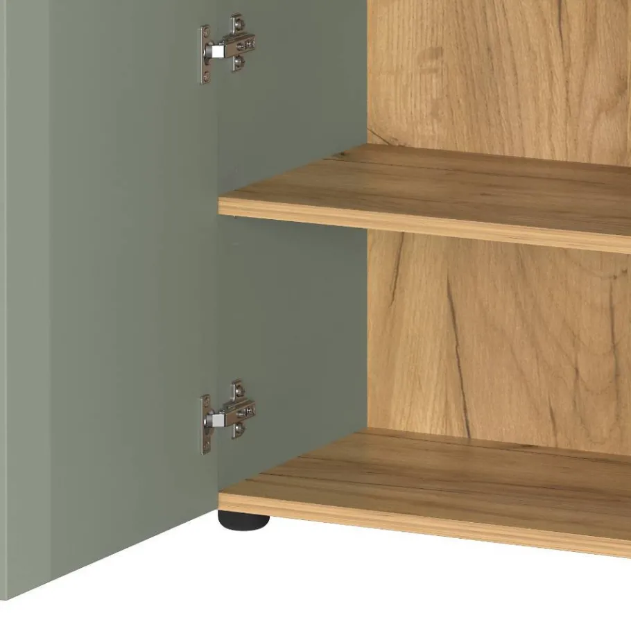 Sale Schuhkommode und Wandspiegel Set - Bien (zweiteilig) Garderoben