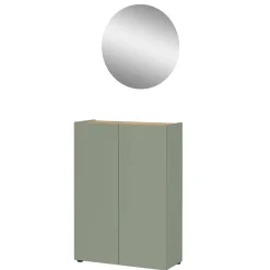 Sale Schuhschrank und Spiegel Set - Bien (zweiteilig) Garderoben