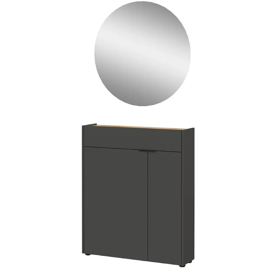 Sale Schuhschrank und Spiegel Set - Sidgarus (zweiteilig) Garderoben