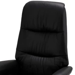 Schwarzer Entspannungssessel mit Armlehnen - Registran Sessel