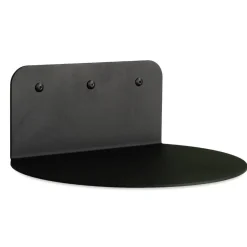 Schwarzes Hängeboard in halbrunder Form - Feliana Regale