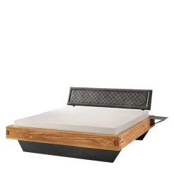 Sale Schwebebett mit Leder-Kopfteil - Emjan Betten