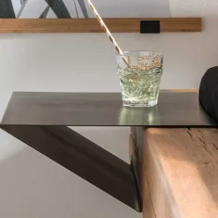 Sale Schwebebett mit Leder-Kopfteil - Emjan Betten