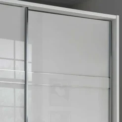 Outlet Schwebetüren Kleiderschrank mit Glas Front - Ekino Kleiderschränke