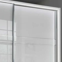 Outlet Schwebetüren Kleiderschrank mit Glas Front - Ekino Kleiderschränke