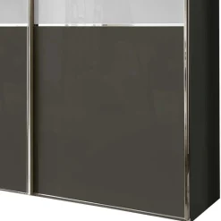 Schwebetüren Kleiderschrank in Braun & Weiß - Genre Kleiderschränke|Schränke