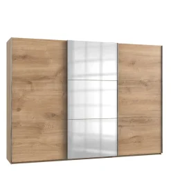 Sale Schwebetüren-Kleiderschrank in Plankeneiche - Dagidoyo Kleiderschränke