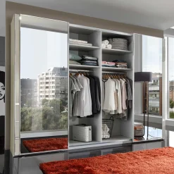 Outlet Schwebetürenschrank in Champagner - Grover Kleiderschränke|Schränke