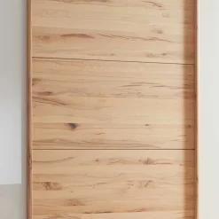 Discount Schwebetürenschrank in Kernbuche & Beige - Krofun Kleiderschränke|Schränke