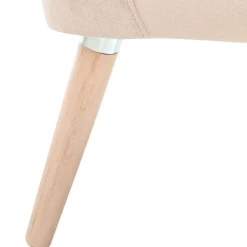 Outlet Sessel aus Samtvelours Beige - Modena Sessel