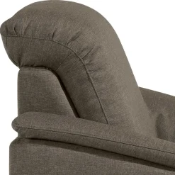 Best Sessel in Beigegrau und Nussbaum - Abecra Sessel