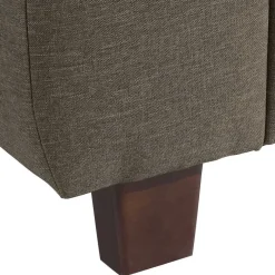 Best Sessel in Beigegrau und Nussbaum - Abecra Sessel