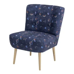 Best Sessel in Blau mit Planeten und Sternen - Marcs Sessel