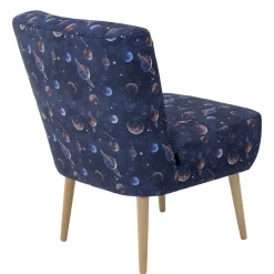Best Sessel in Blau mit Planeten und Sternen - Marcs Sessel