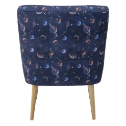 Best Sessel in Blau mit Planeten und Sternen - Marcs Sessel