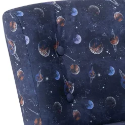 Best Sessel in Blau mit Planeten und Sternen - Marcs Sessel