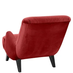 Clearance Sessel in Ziegel Rot und Schwarz - Danzante Sessel