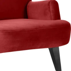 Clearance Sessel in Ziegel Rot und Schwarz - Danzante Sessel