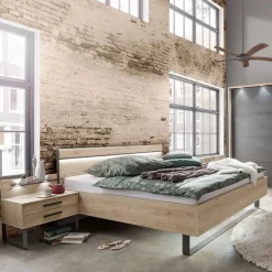 Best Set Bettanlage mit LED Beleuchtung - Licruva (dreiteilig) Betten