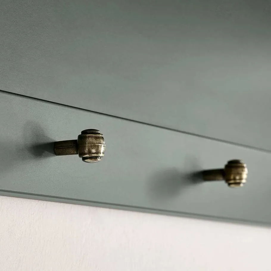 Sale Set Flur Einrichtung in Dunkelgrün - Niestov (fünfteilig) Garderoben