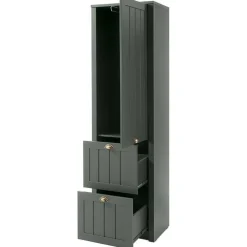 Sale Set Flur Einrichtung in Dunkelgrün - Niestov (fünfteilig) Garderoben