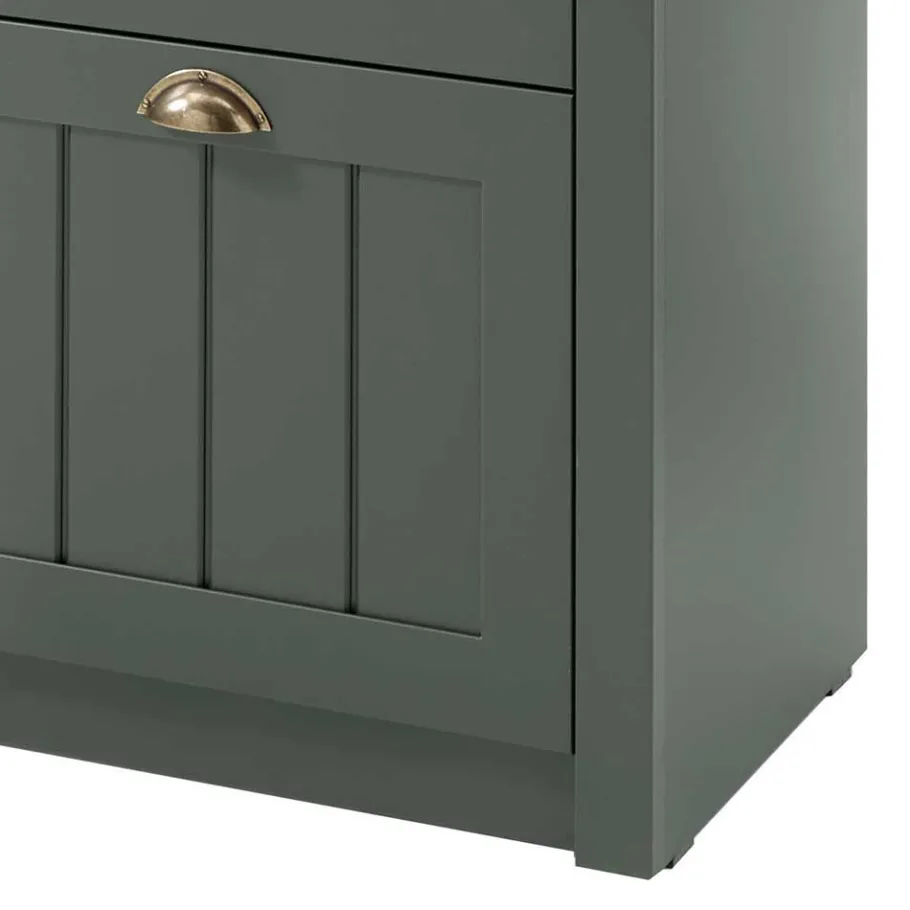 Sale Set Flur Einrichtung in Dunkelgrün - Niestov (fünfteilig) Garderoben