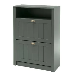 Sale Set Flur Einrichtung in Dunkelgrün - Niestov (fünfteilig) Garderoben