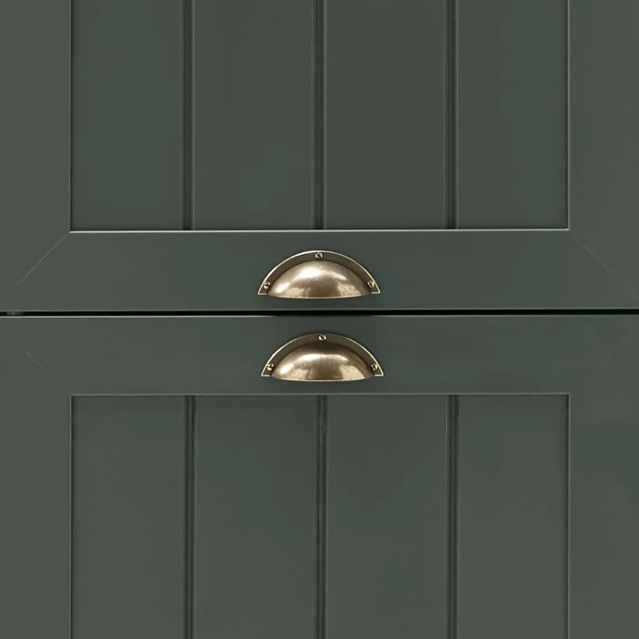 Sale Set Flur Einrichtung in Dunkelgrün - Niestov (fünfteilig) Garderoben