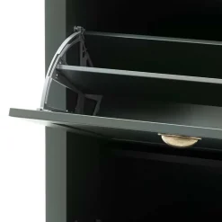 Sale Set Flur Einrichtung in Dunkelgrün - Niestov (fünfteilig) Garderoben